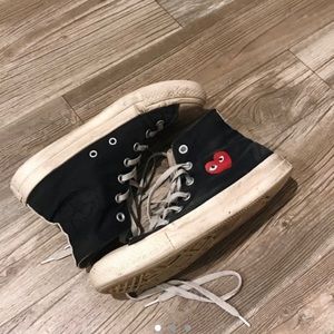 Comme de garçon high top converse